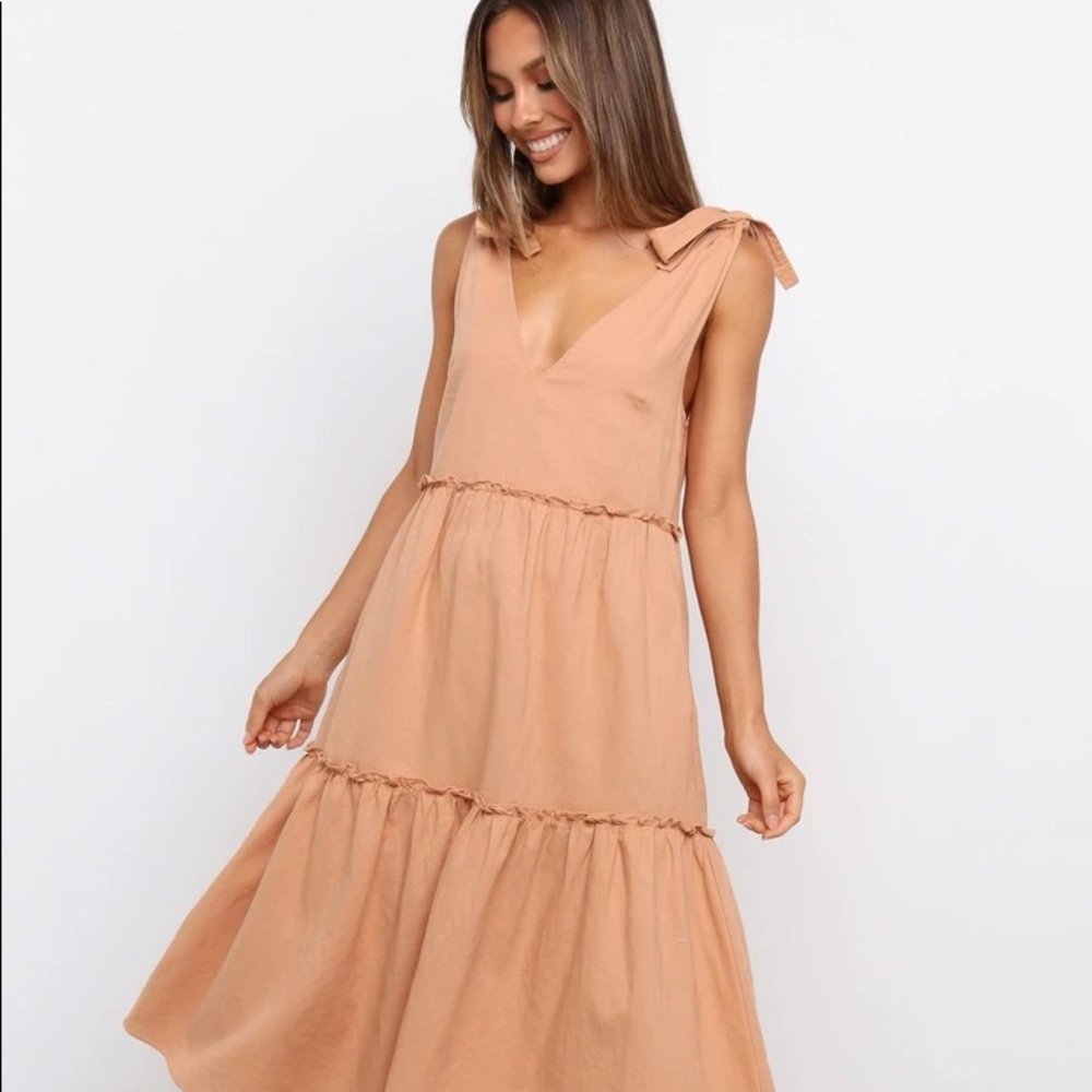 Tan dress